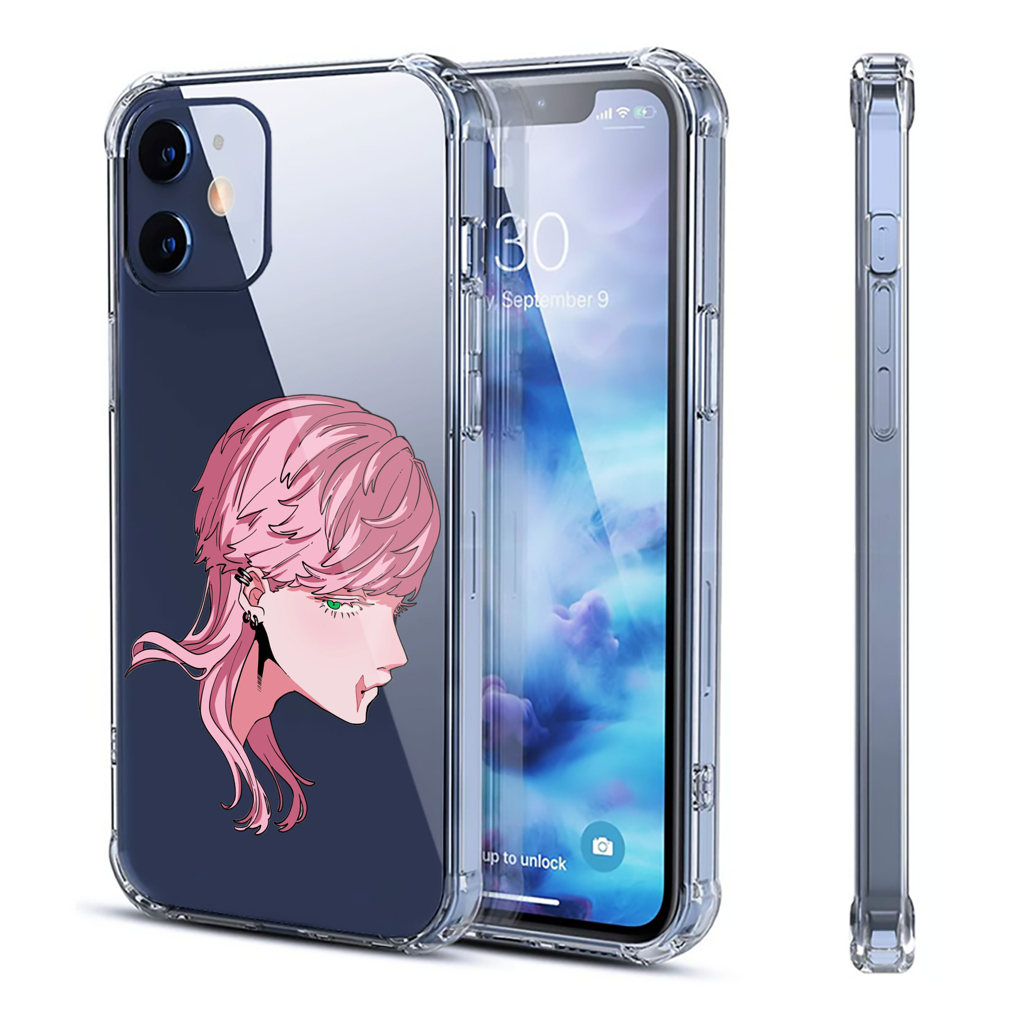（画像用） 東京リベンジャーズ Tokyo Revengers 【iPhone 12シリーズ対応】透明スマホケース（クリアソフトケース）